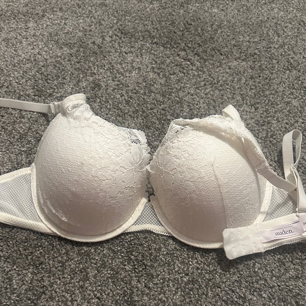 Auden Cream Lace Bra